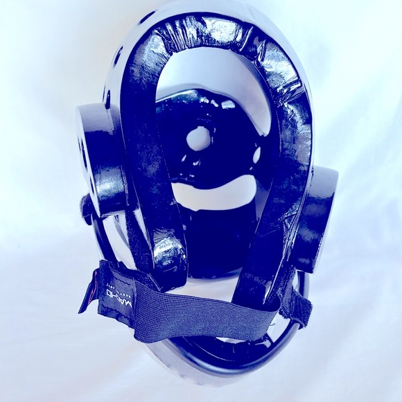 MACHO Gently Worn Combo Of Dyna Head & Face Shield Black - Picture 4 of 7